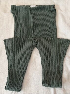Urban Outfitters Rosie Ribbed Green Leggings